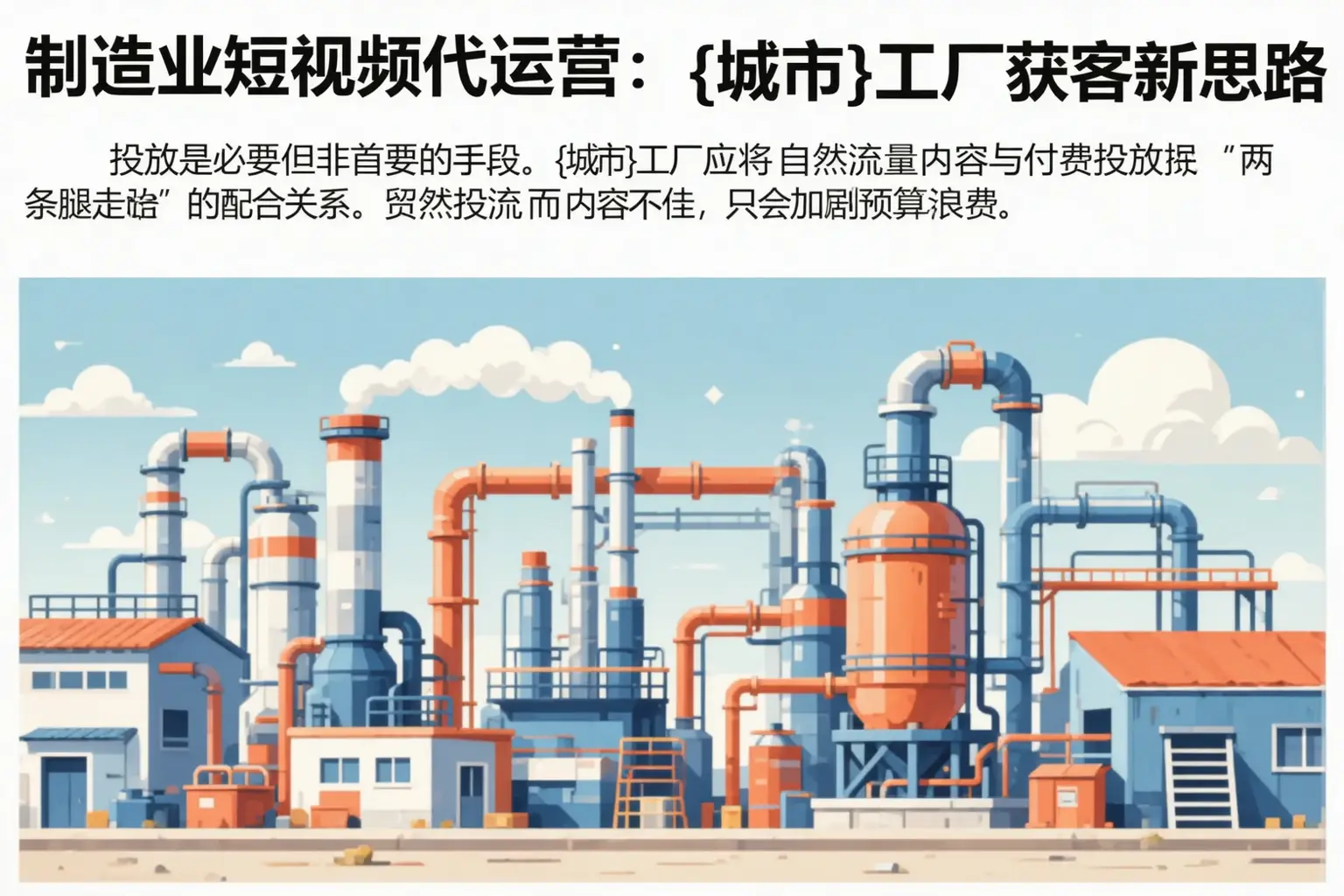 制造业短视频代运营:黄南工厂获客新思路