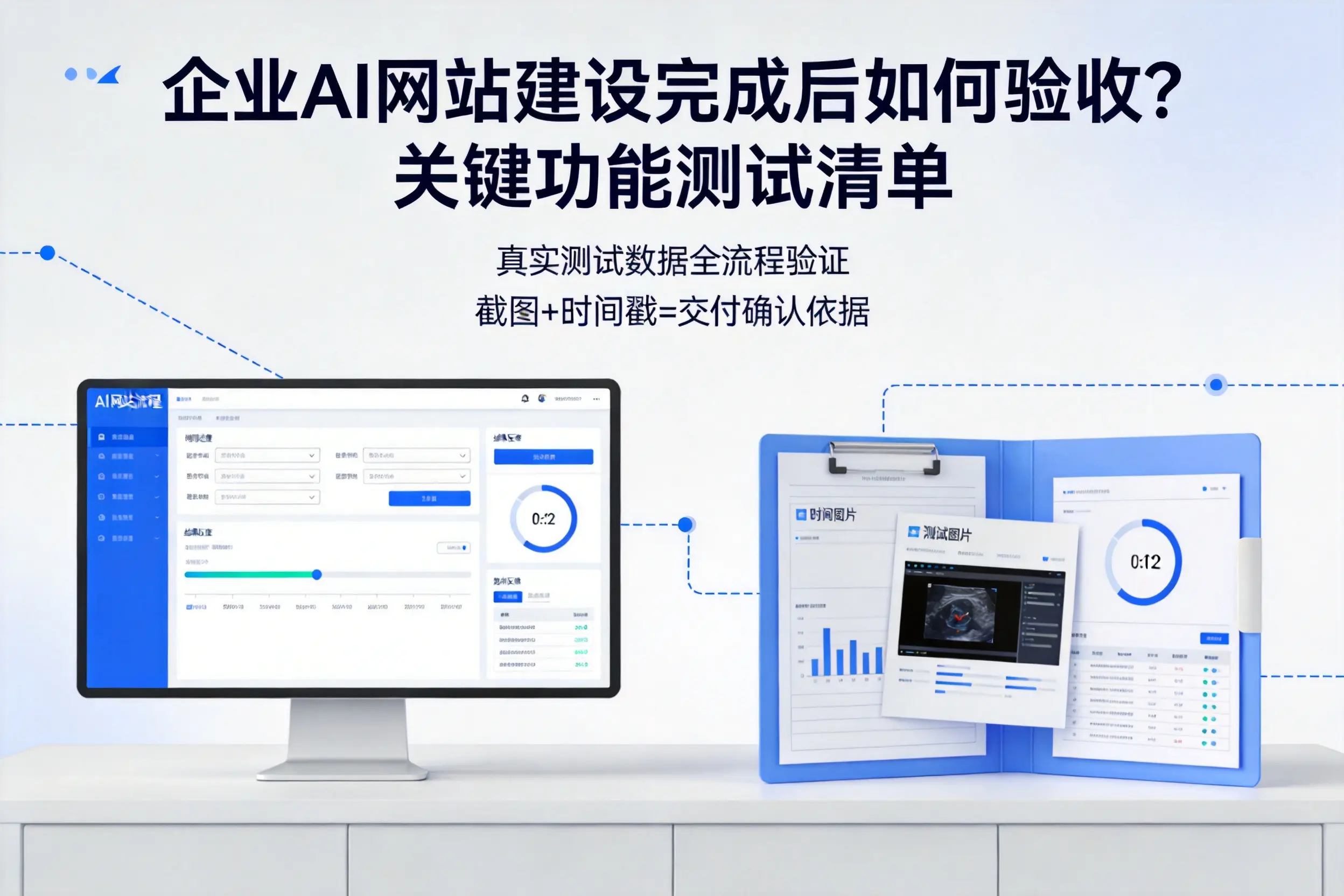 黄南企业AI网站建设完成后如何验收?关键功能测试清单
