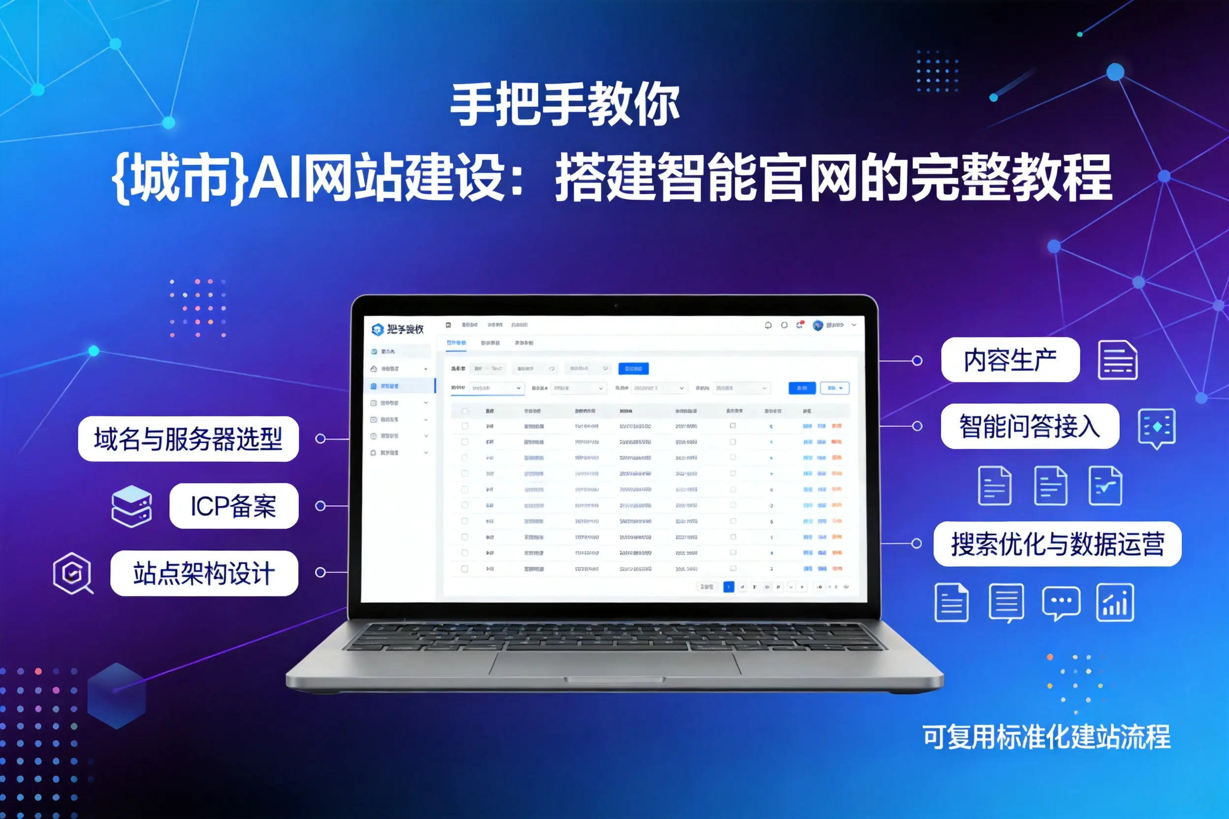 手把手教你黄南AI网站建设：搭建智能官网的完整教程
