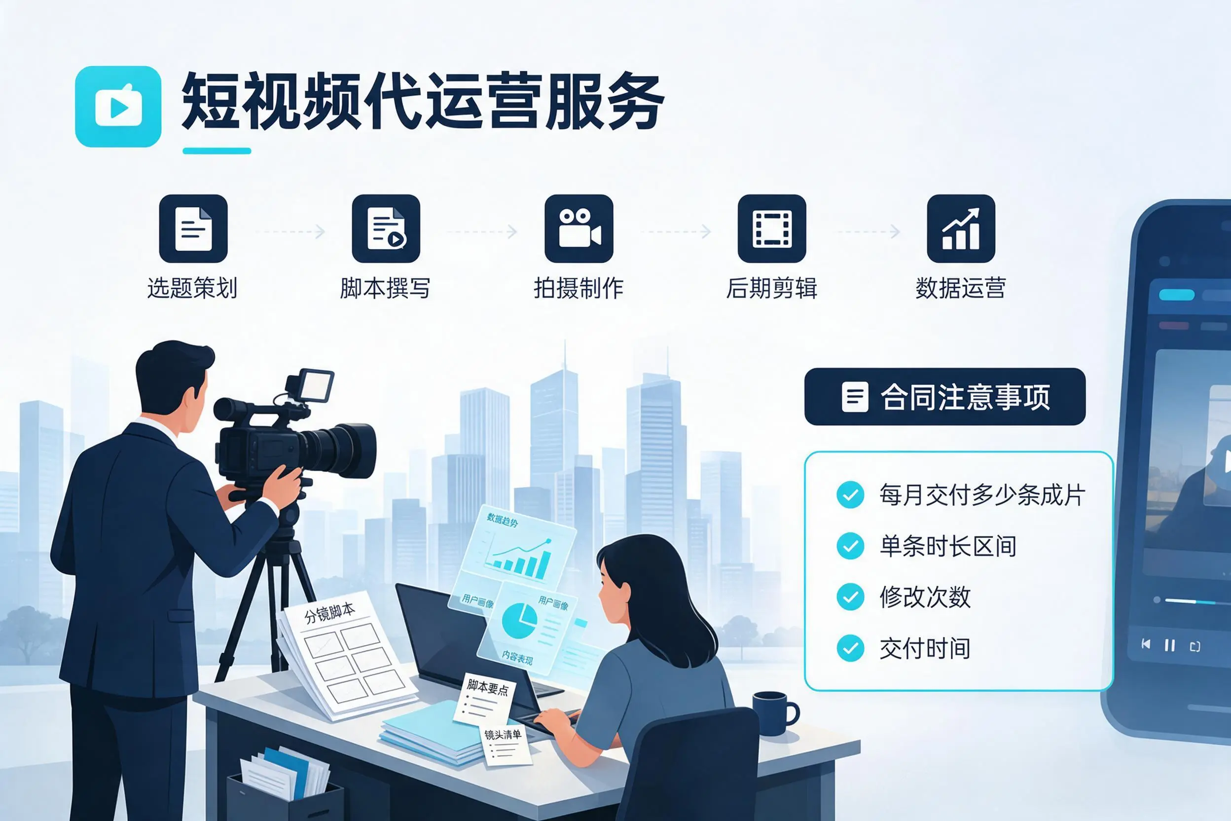 短视频代运营包含哪些服务？黄南企业常见问题科普