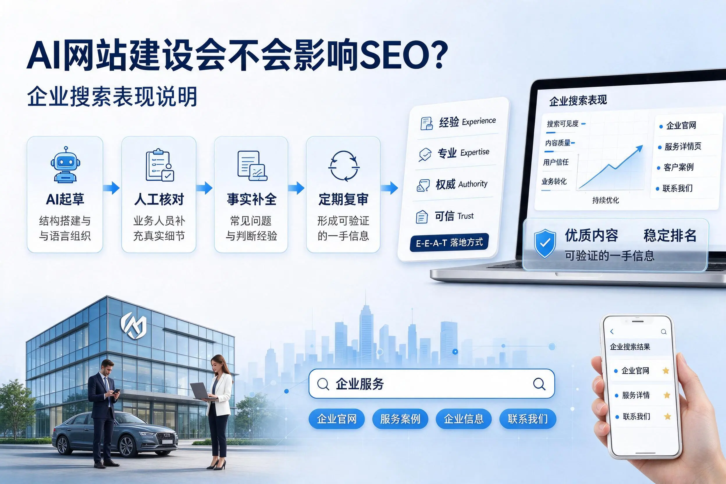 AI网站建设会不会影响SEO？黄南企业搜索表现说明