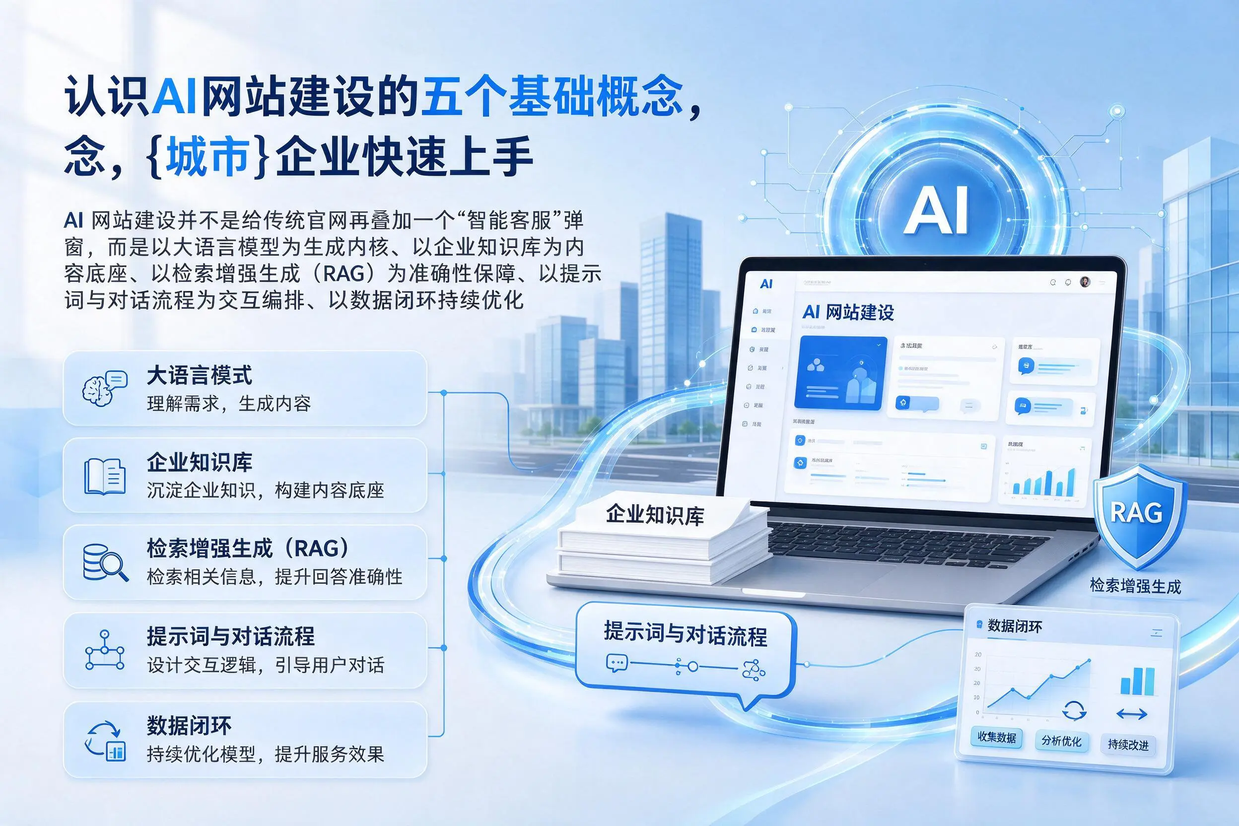 认识AI网站建设的五个基础概念，黄南企业快速上手