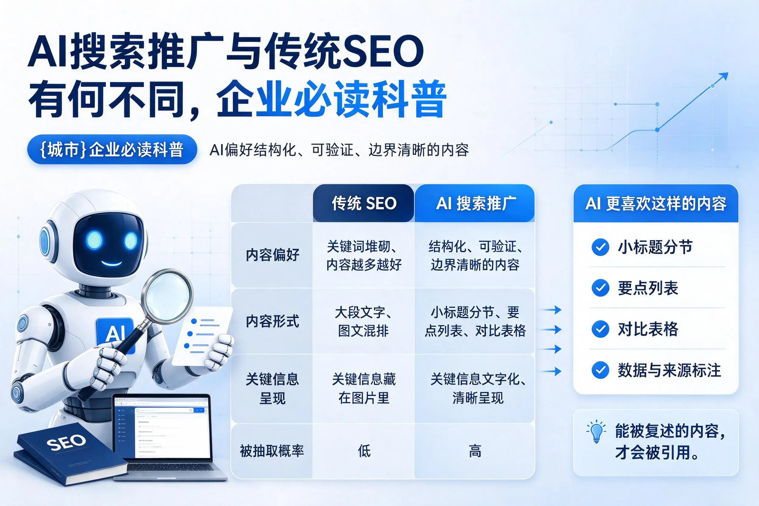AI搜索推广与传统SEO有何不同，黄南企业必读科普